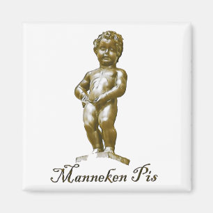 zBE003 MANNEKEN PIS Brussels Bruxelles - Fridge Magnet