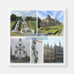 zBE005 BRUSSELS, Manneken Pis, Belgium, Fridge Mag Magnet