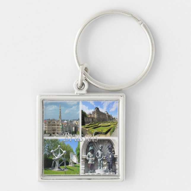 zBE009 BRUSSELS Bruxelles Belgium, Key Ring (Front)