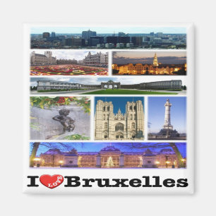 zBE013 BRUSSELS BRUXELLES Belgium, Fridge Magnet