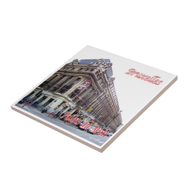 zBE019 BRUSSELS BRUXELLES Palais du Midi, Ceramic Tile (Side)