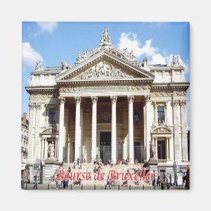zBE030 BRUSSELS BRUXELLES Bourse Belgium, Fridge Magnet