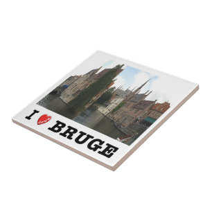zBE051 BRUGES, I Love, Ceramic Tile