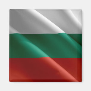 zBG002 BULGARIAN waving FLAG Bulgaria, Fridge Magnet