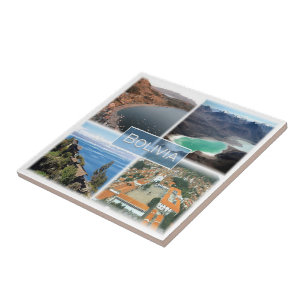 zBO003 BOLIVIA, Mosaic, America, Ceramic Tile