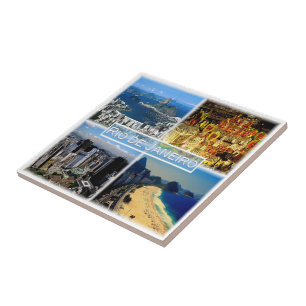 zBR003 RIO DE JANEIRO, Mosaic, Brazil, Ceramic Tile