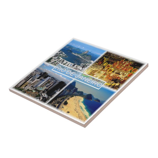 zBR003 RIO DE JANEIRO, Mosaic, Brazil, Ceramic Tile (Side)