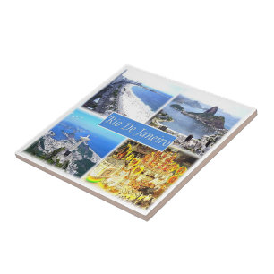 zBR006 RIO DE JANEIRO, Mosaic, Brazil, Ceramic Tile