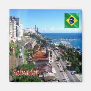 zBR020 SALVADOR, Brazil, Bahia, Fridge Magnet