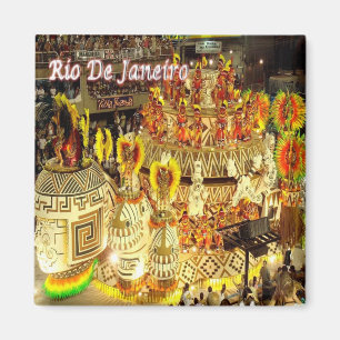 zBR027 RIO DE JANEIRO, Carnival, Brazil, Fridge Magnet