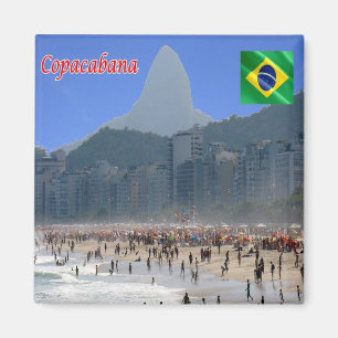 zBR040 COPACABANA, Rio de Janeiro, Brazil, Fridge Magnet
