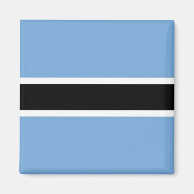 zBW001 BOTSWANA FLAG, Africa, Fridge Magnet (Front)