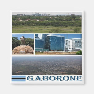 zBW010 GABORONE, Mosaic, BOTSWANA, Africa, Fridge Magnet