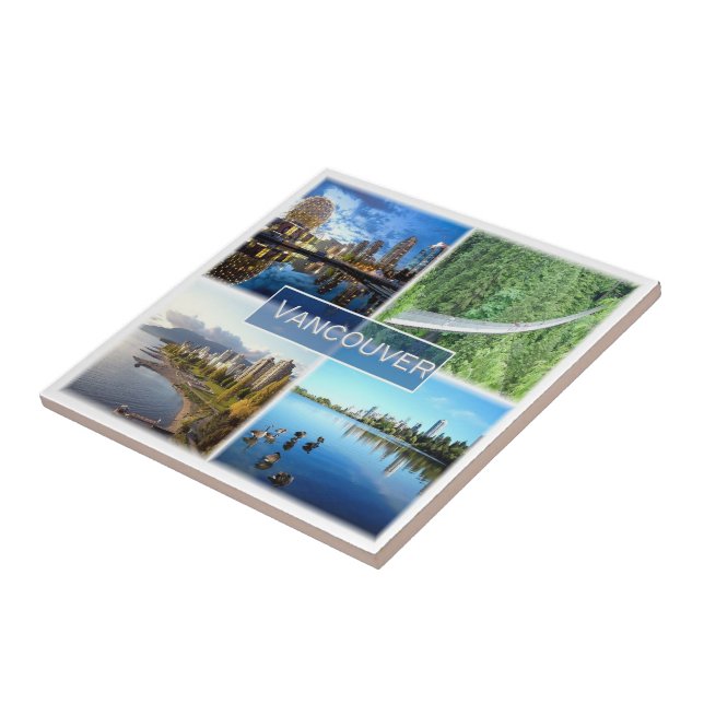 zCA008 VANCOUVER mosaic, Canada, America, Ceramic Tile (Side)