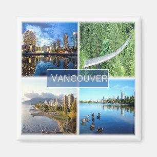 zCA008 VANCOUVER mosaic, Canada, America, Fridge Magnet