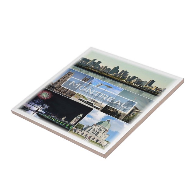 zCA010 MONTREAL, Mosaic, Canada, America, Ceramic Tile (Side)