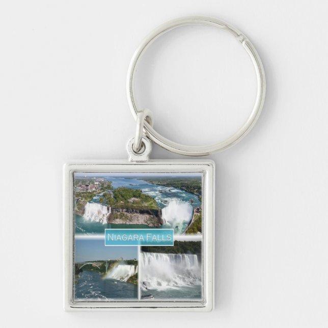 zCA012 NIAGARA FALLS from Rainbow bridge, Key Ring (Front)