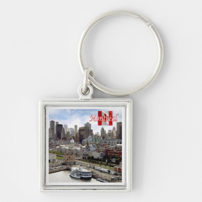 zCA024 MONTREAL Panorama, Canada, Key Ring (Front)