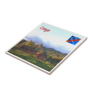 zCD005 CONGO, Africa, Ceramic Tile