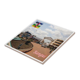 zCF009 BANGUI, Central African Republic, Ceramic Tile