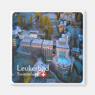 zCH011 LEUKERBAD Switzerland - Fridge Magnet