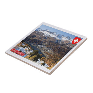 zCH018 SAINT MORITZ Switzerland - Ceramic Tile