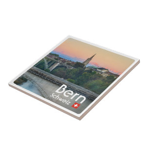 zCH022 BERN Downtown Switzerland, Ceramic Tile
