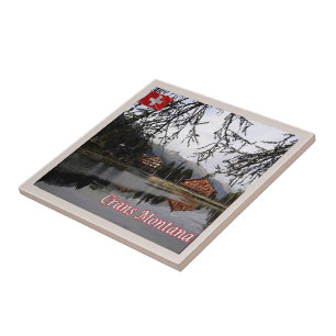 zCH024 CRANS MONTANA Switzerland - Ceramic Tile