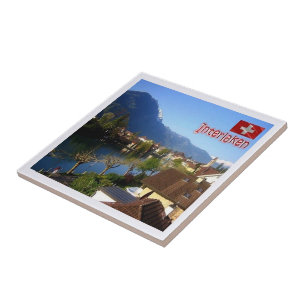 zCH026 INTERLAKEN Switzerland - Ceramic Tile
