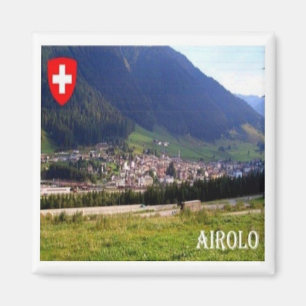 zCH039 AIROLO Switzerland - Fridge Magnet