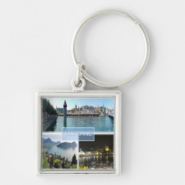 zCH043 LUCERNE Switzerland, Key Ring (Front)