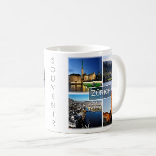 zCH046 ZURICH Swiss Switzerland, Coffee Mug