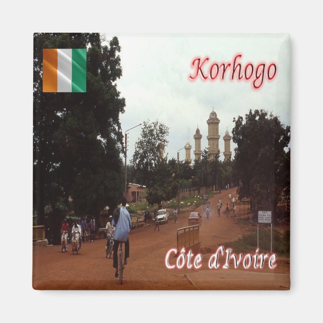 zCI005 KORHOGO, Ivory Coast, Africa, Fridge Magnet (Front)