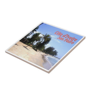 zCI006 SAN PEDRO, Ivory Coast, Africa, Ceramic Tile