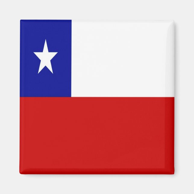 zCL001 CHILE, Flag, America, Fridge Magnet (Front)