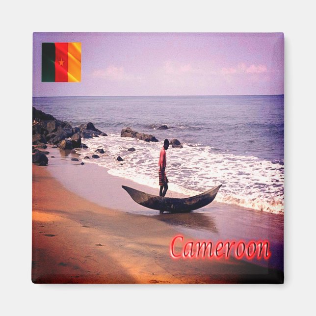 zCM009 CAMEROON Panorama, Africa, Fridge Magnet (Front)