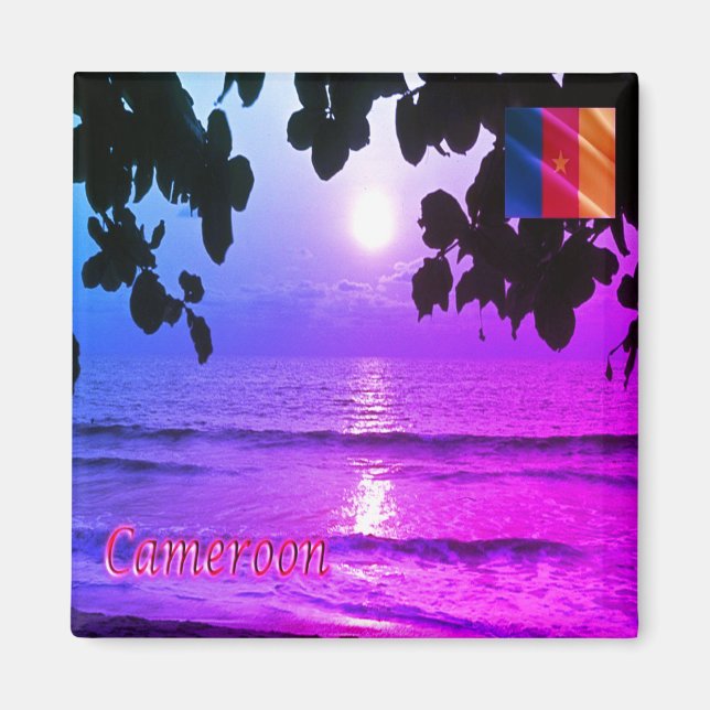 zCM010 CAMEROON, Panorama, Africa, Fridge Magnet (Front)