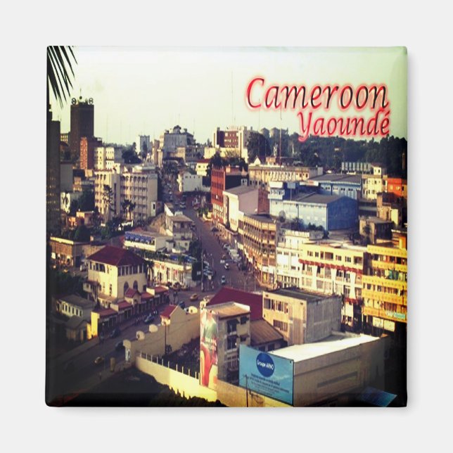 zCM017 YAOUNDE', Cameroon, Africa, Fridge Magnet (Front)