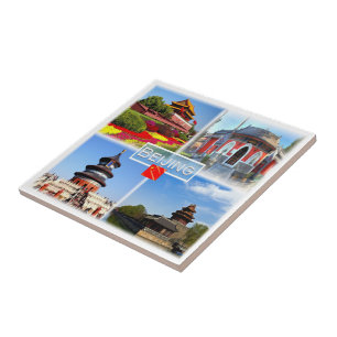 zCN004 TIANANMEN Beijin, Asia, Ceramic Tile