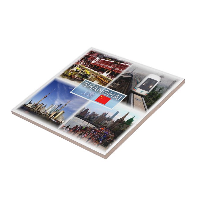 zCN006 SHANGAI, Yu Garden, Asia, Ceramic Tile (Side)