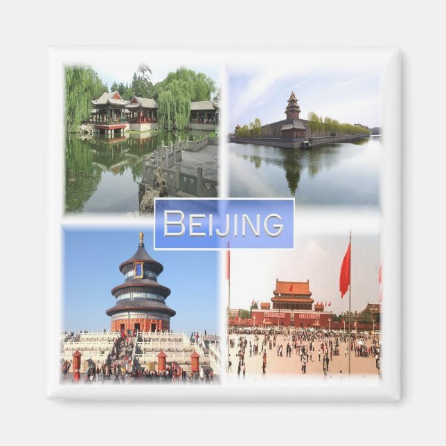 zCN008 BEIJING, China, Souvenir, Fridge Magnet (Front)