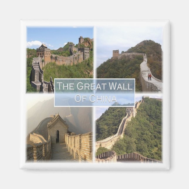 zCN011 THE GREAT WALL in CHINA, Asia, Fridge Magnet (Front)