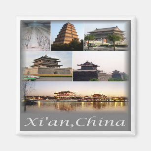 zCN014 XIAN CHINA & TERRACOTTA ARMY, Asia, Fridge Magnet