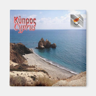 zCY006 ROCK FORMATIONS Cyprus, Fridge Magnet
