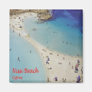 zCY014 NISSI Beach, Cyprus, Fridge Magnet