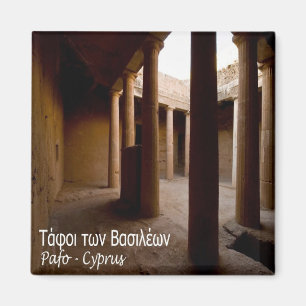 zCY021 THE TOMBS OF THE KINGS, Cyprus, Fridge Magnet