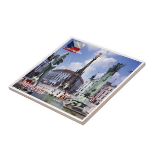 zCZ014 MORAVIA Czech Republic, Ceramic Tile