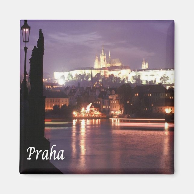zCZ022 PRAGUE Czech Republic, Fridge Magnet (Front)
