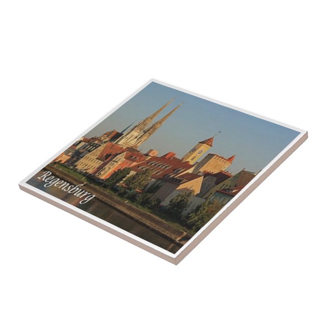 zDE007 REGENSBURG Germany, Ceramic Tile (Side)