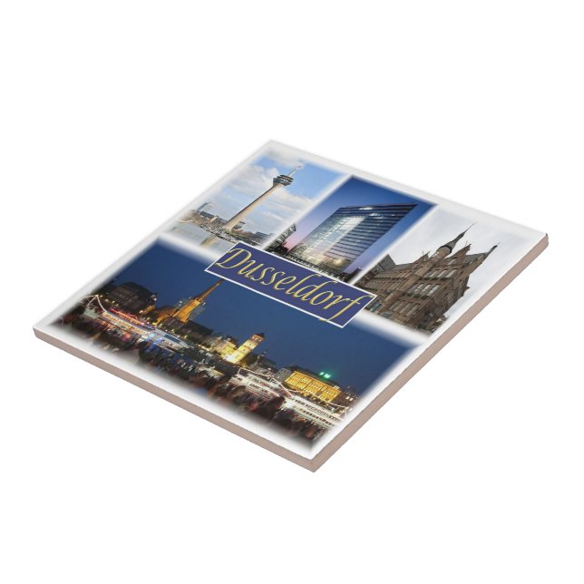 zDE008 DUSSELDORF, Germany, Europe, Ceramic Tile (Side)